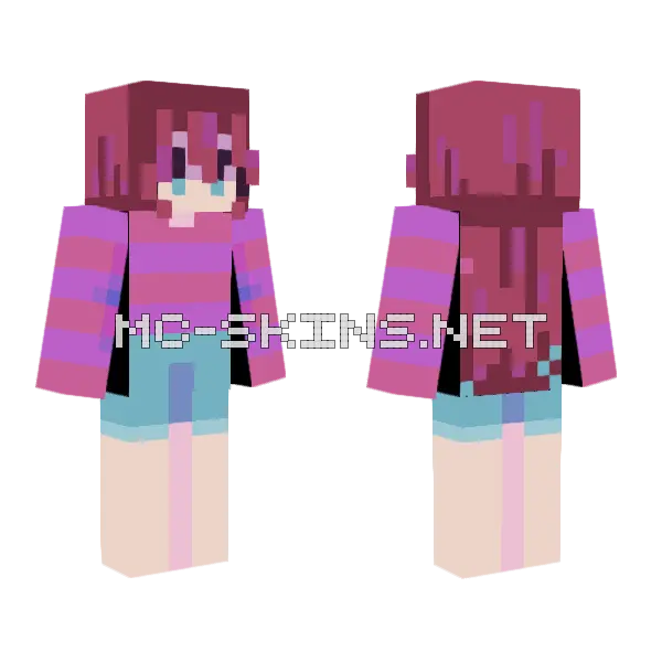 Right Next To You SF 16 Minecraft skin, front and back