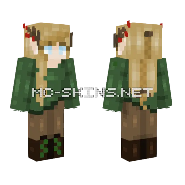 Rillie Minecraft skin, front and back