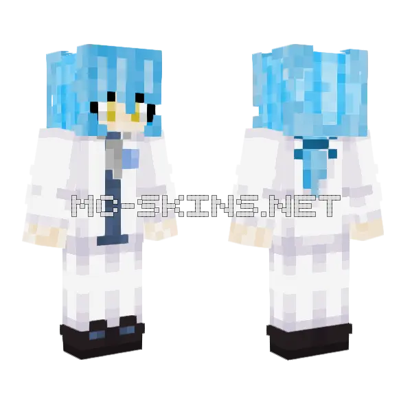 Rimuru Tempest Anniversary Minecraft skin, front and back