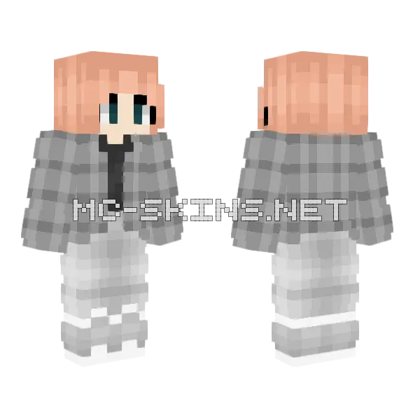 Rin Isaka Internet Crush Minecraft skin, front and back