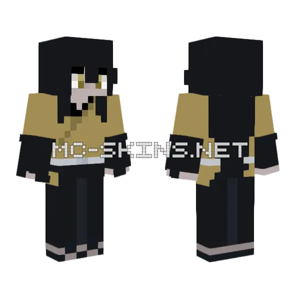Rin Kenzou Minecraft skin, front and back