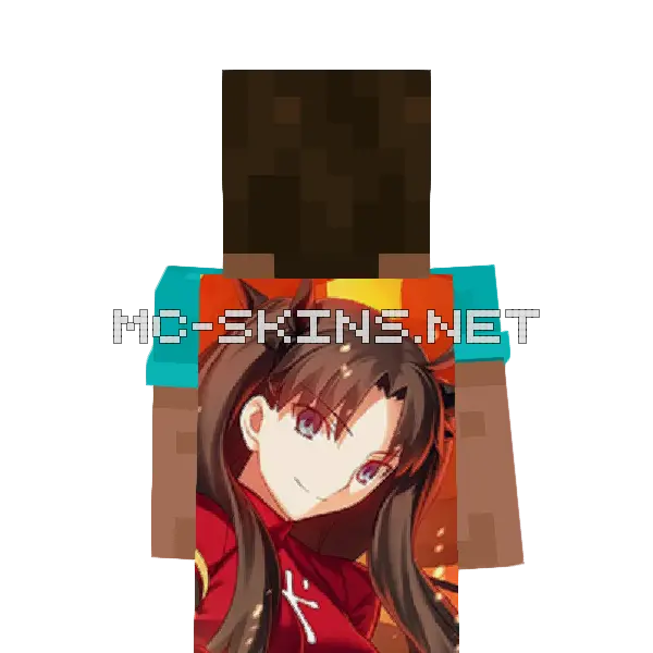 Rin Tohsaka cape, outside and lining