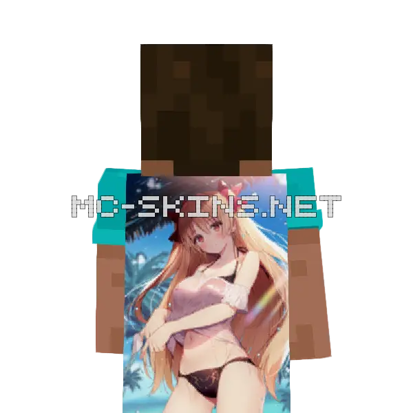 Rin Tohsaka Bikini cape, outside and lining