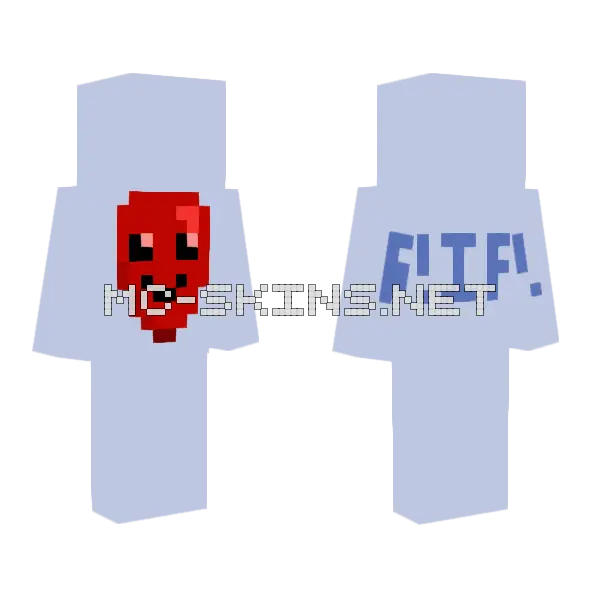 Rip Balloon 2025 Minecraft skin, front and back