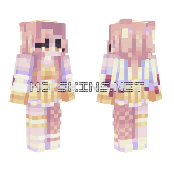 Rise And Fall Minecraft skin, front and back
