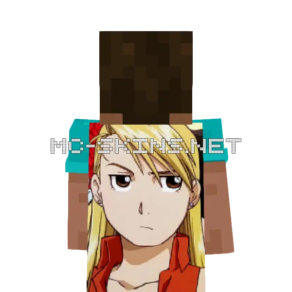 Riza Hawkeye cape, outside and lining
