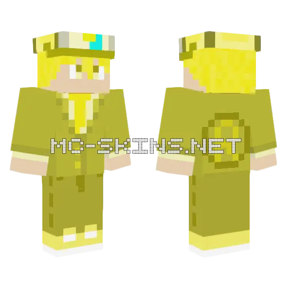 Ro02hero Taje Minecraft skin, front and back