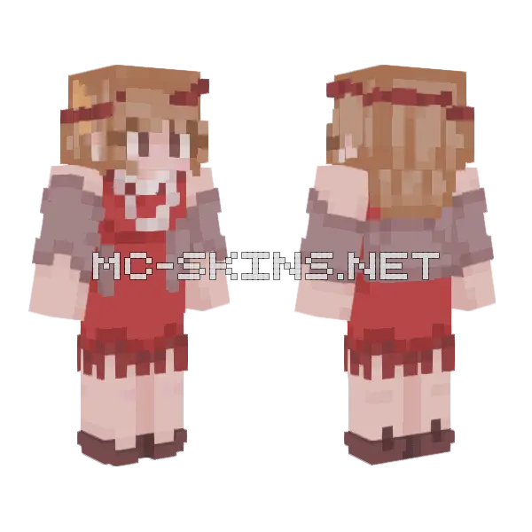 Roaring C Minecraft skin, front and back