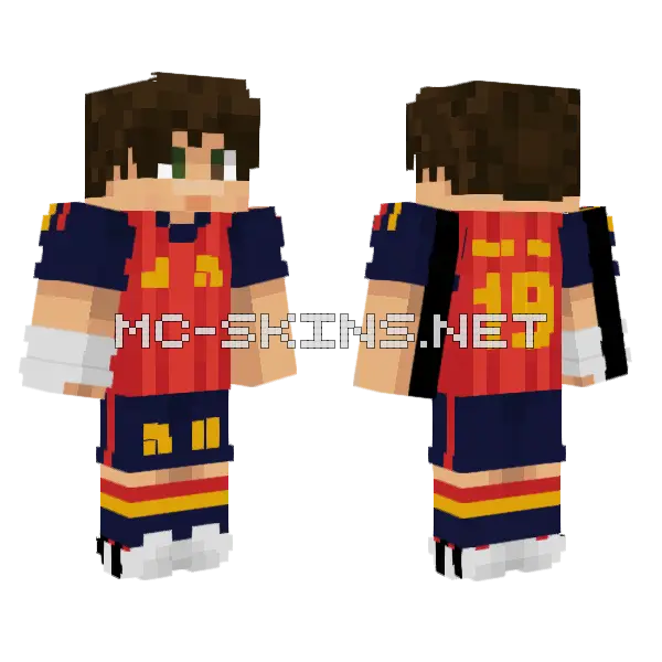 Robanabos Esp Minecraft skin, front and back