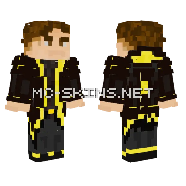 Robe Sonnyitb Use Layers Minecraft skin, front and back