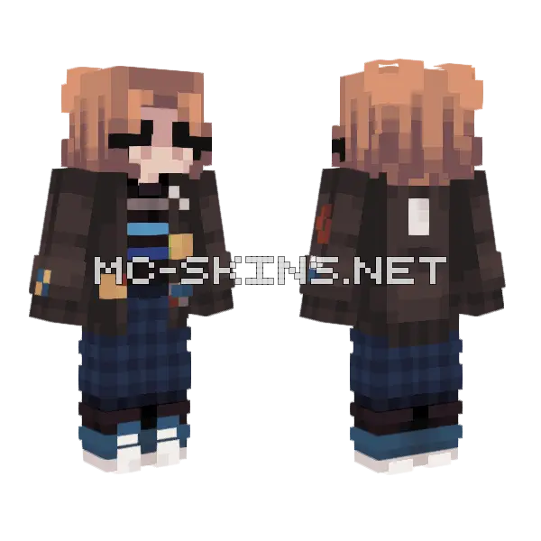 Robin Minecraft skin, front and back