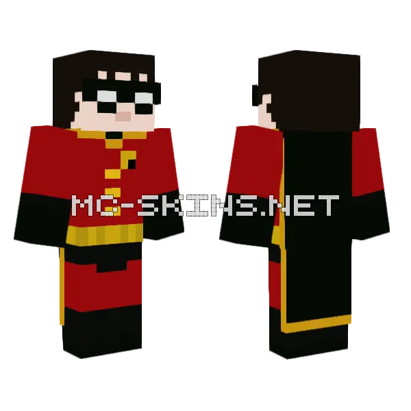Robin Jason Todd Minecraft skin, front and back