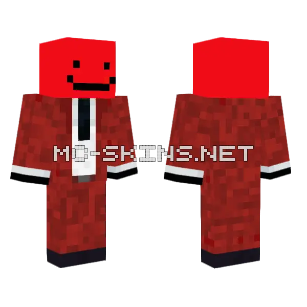 Roblox Avatar Minecraft skin, front and back