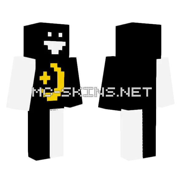 Roblox Avatar Updated Minecraft skin, front and back