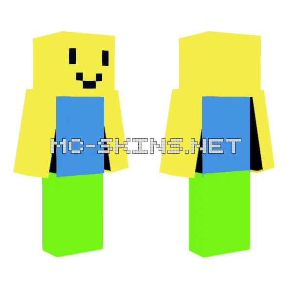 Roblox Man Dude Minecraft skin, front and back