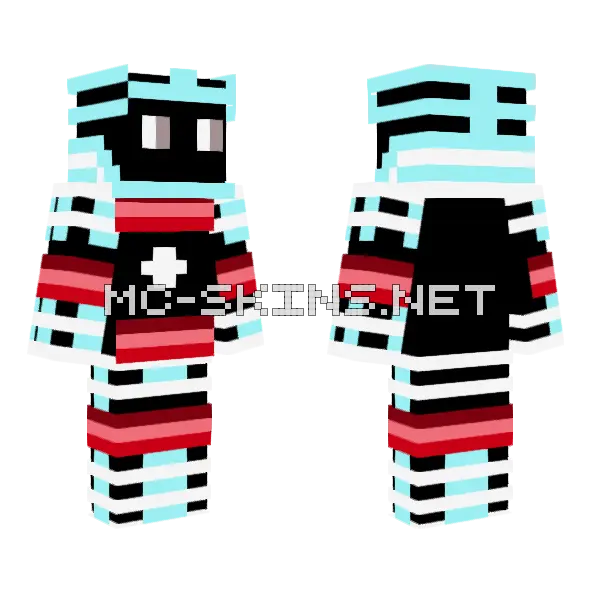 Robot Skin Minecraft skin, front and back