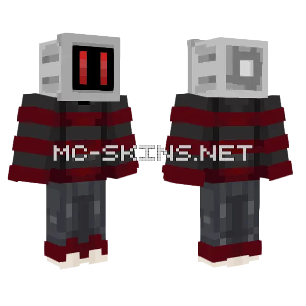 Robot Skin Minecraft skin, front and back
