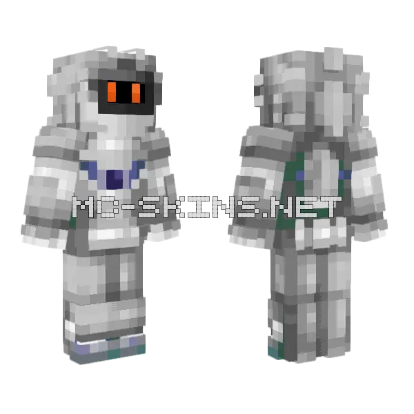 Robot Skin Minecraft skin, front and back