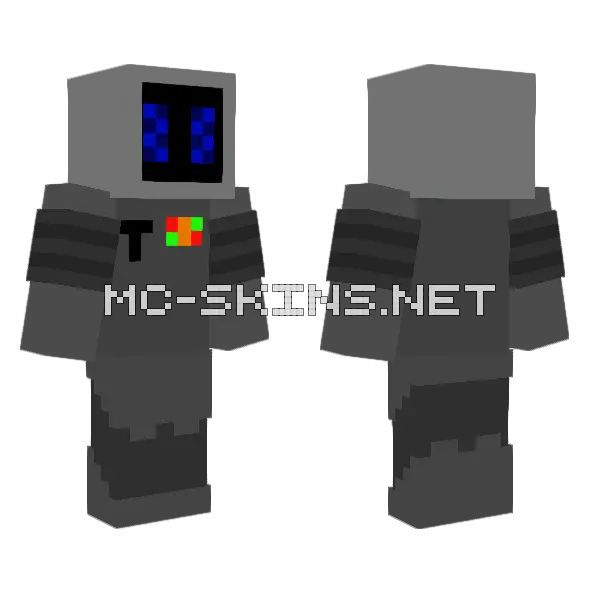 Robot Skin Minecraft skin, front and back