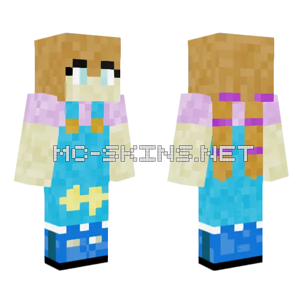 Robyn Minecraft skin, front and back