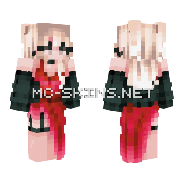 Robyn MG Minecraft skin, front and back