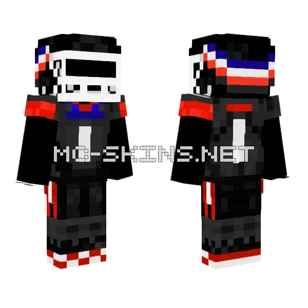 Rocket City Skin Minecraft skin, front and back