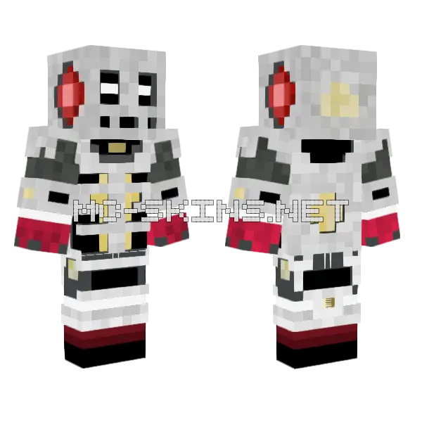Rocket Skin Minecraft skin, front and back