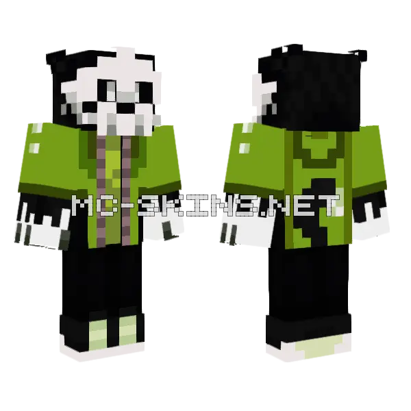 Rodshark Skin Minecraft skin, front and back