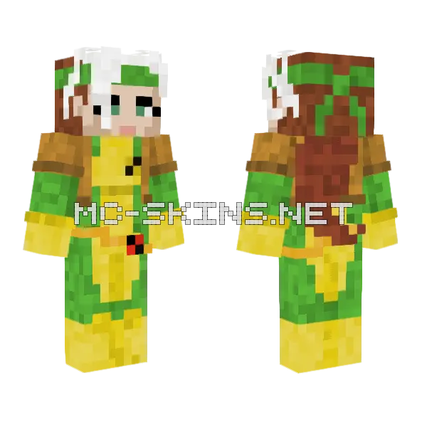 Rogue Minecraft skin, front and back