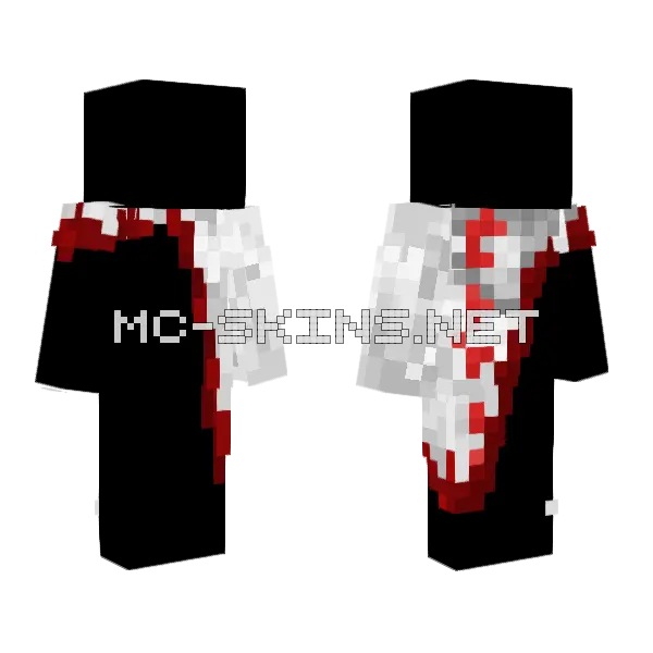 Rogue Hokage Base Minecraft skin, front and back