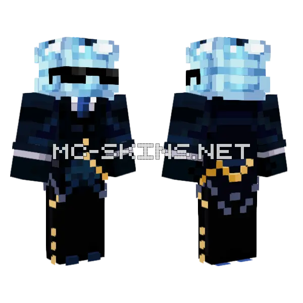 Roid Careful Minecraft skin, front and back