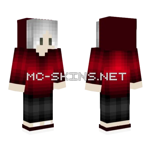 Rojuu Minecraft skin, front and back