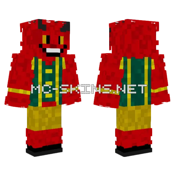Roko Roto Minecraft skin, front and back