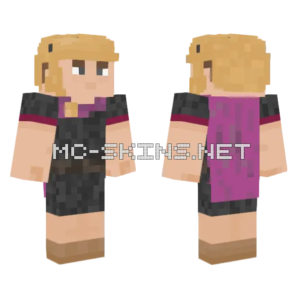 Roman Praetorian Minecraft skin, front and back