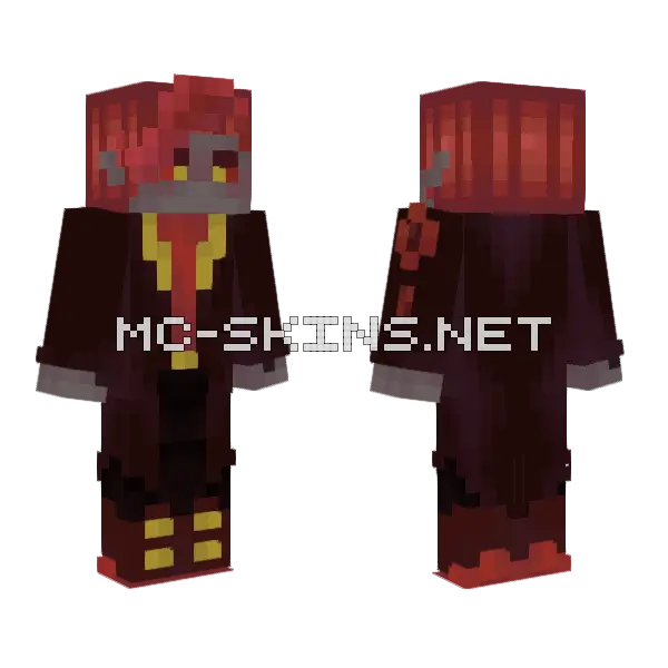Romeo Fictive Minecraft skin, front and back