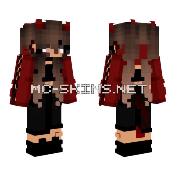 Romy Minecraft skin, front and back