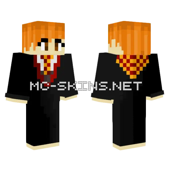 Ron Minecraft skin, front and back