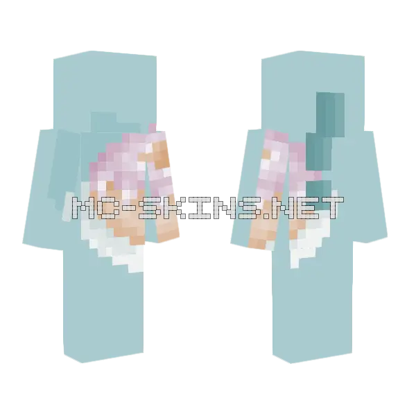 Room Desert Chat UwU Minecraft skin, front and back