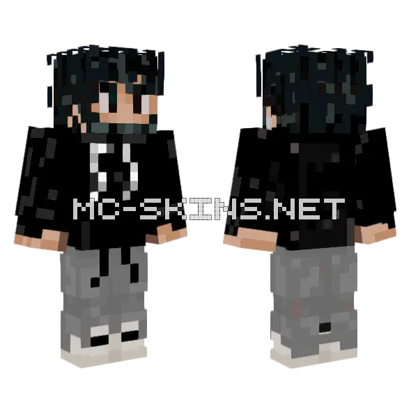 Ror Hoodie Outfit, front and back