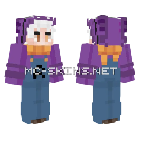 Roro Papoi Minecraft skin, front and back