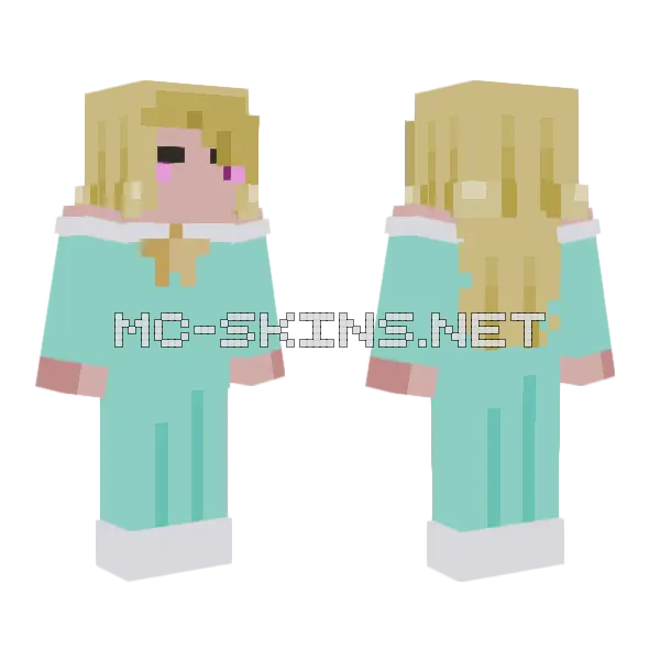 Rosalina 3 Minecraft skin, front and back