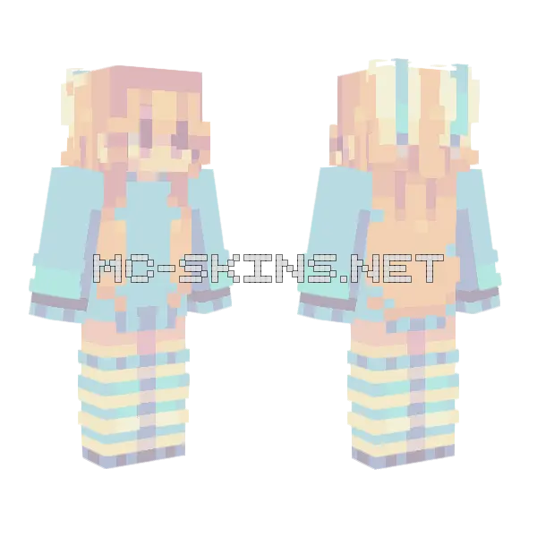 Rosalina Speedpaint Minecraft skin, front and back