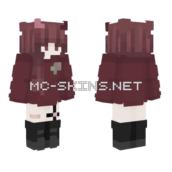 Rose Tourney Entry Minecraft skin, front and back