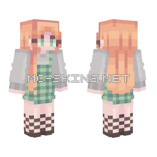 Rosemary Goes Minecraft skin, front and back