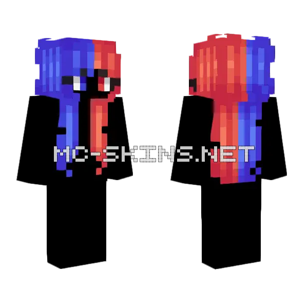 Roses Are Blue Ce Minecraft skin, front and back
