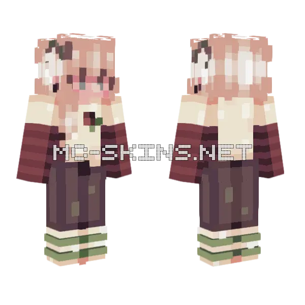 Roses Rce Minecraft skin, front and back