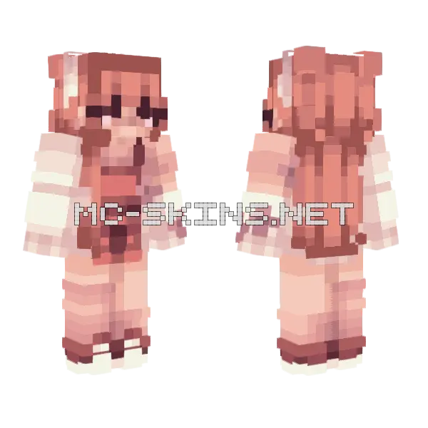 Rosewood Race Minecraft skin, front and back
