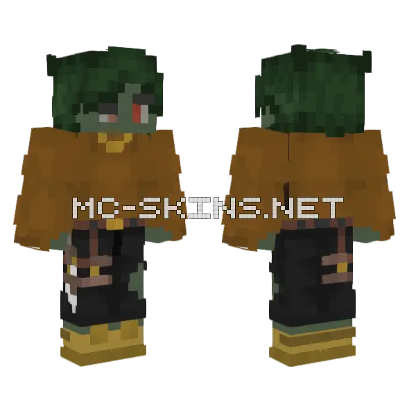 Rot Minecraft skin, front and back