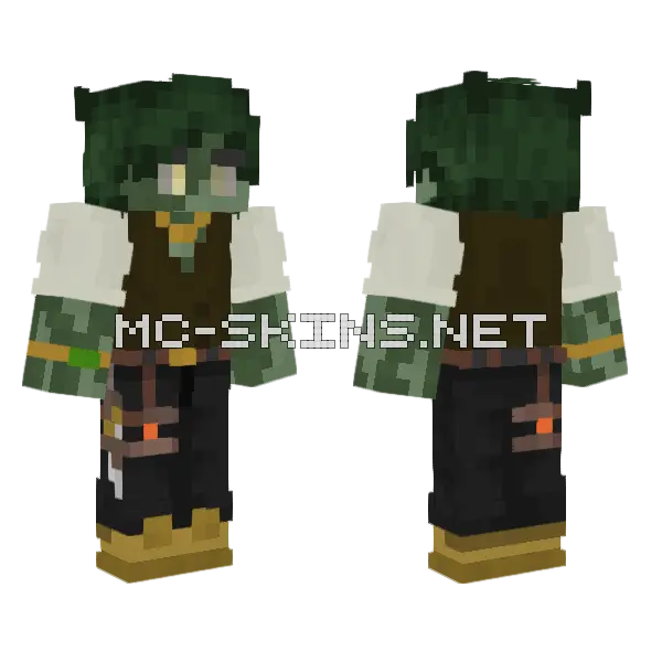 Rot Formal Minecraft skin, front and back