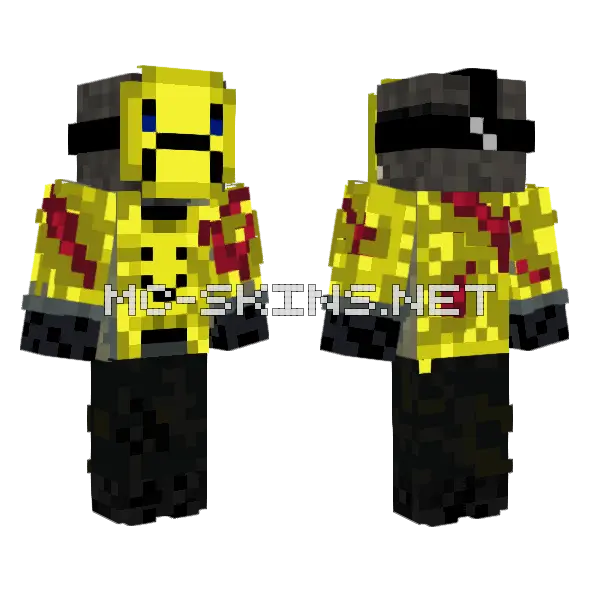 Rotten Possessed Monster Minecraft skin, front and back